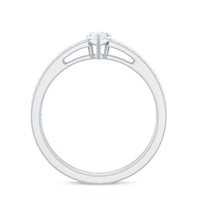 Marquise Cut Moissanite Classic Solitaire Ring