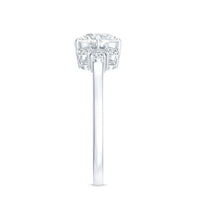 6mm Round Moissanite Minimal Solitaire Engagement Ring