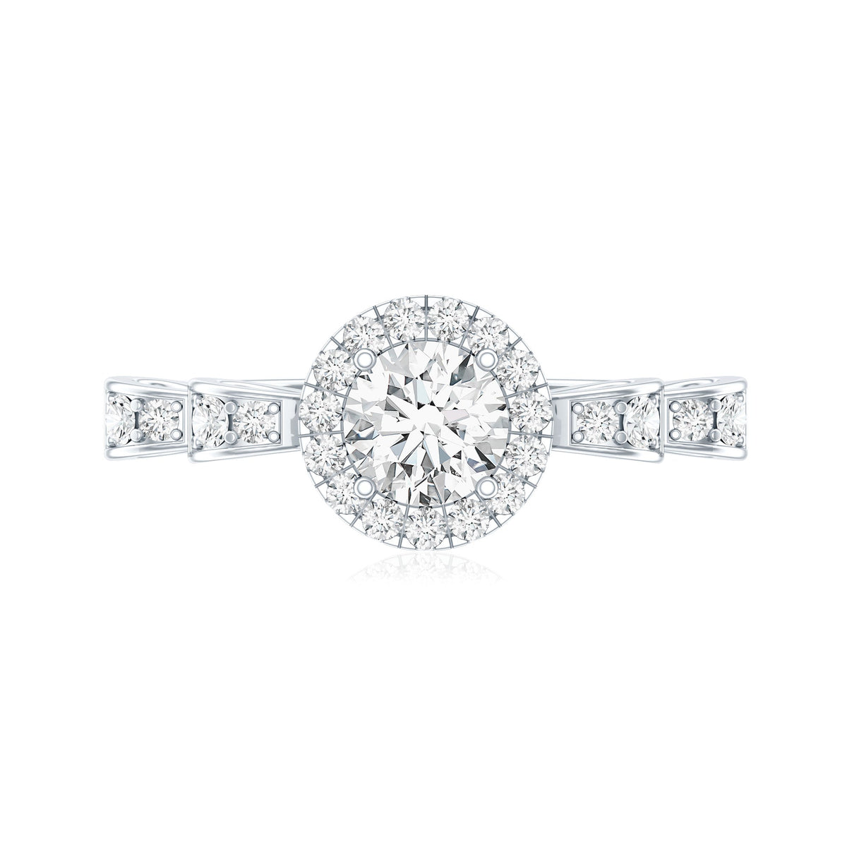 Lab Grown Diamond Minimal Engagement Ring For Her