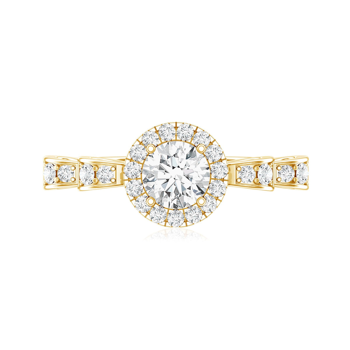 Lab Grown Diamond Minimal Engagement Ring For Her