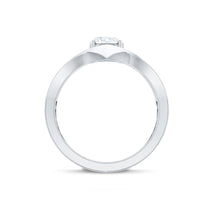 Certified Lab Grown Diamond Designer Solitaire Engagement Ring