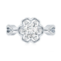 Nature Inspired Lab Grown Diamond Engagement Ring