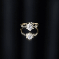 Certified Lab Grown Diamond Floral Engagement Ring for Women