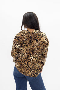 Kathryn Button-Up, Leopard