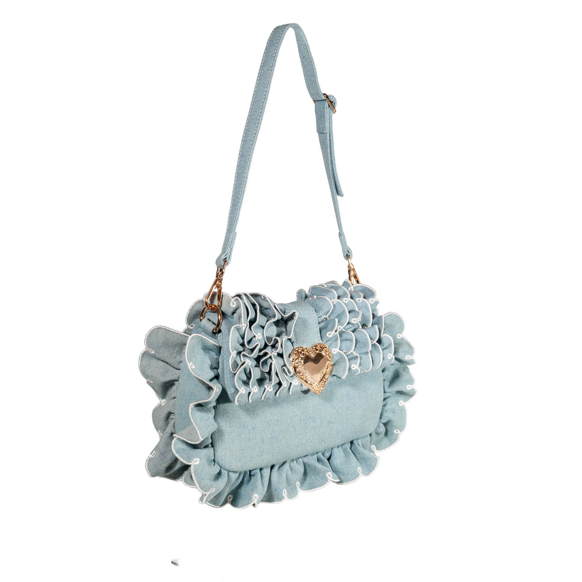 Seaside Sweetheart Shoulder Bag Denim