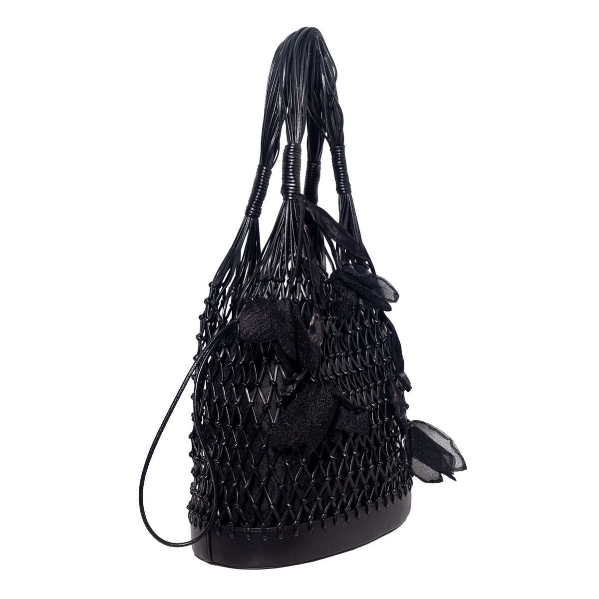 Secret Garden Macramé Tote Bag with Removable Pouch