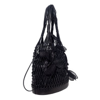 Secret Garden Macramé Tote Bag with Removable Pouch
