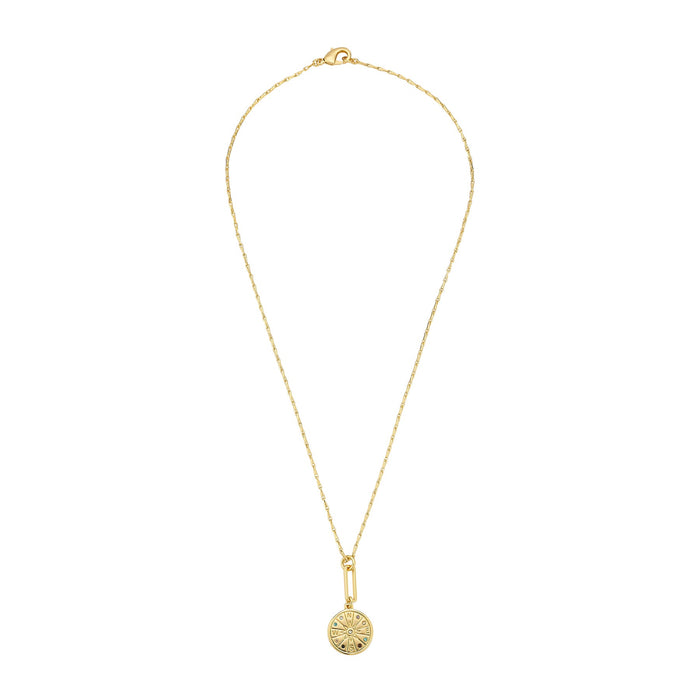Gold Seeker Necklace by Mignonne Gavigan featuring a delicate chain and elegant pendant.