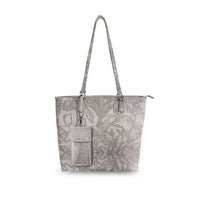 Floral Tote W/Crossbody