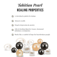 Nature Inspired 8 Carat Tahitian Pearl and Diamond Drop Pendant