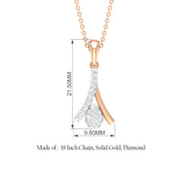 Certified round cut diamond cluster pendant necklace by Rosec Jewels featuring sparkling diamond design and elegant silver setting.