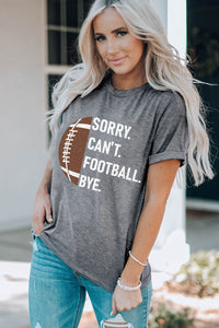 Women's American football T-shirt by Adelyne's Boutique, featuring a sporty design and comfortable fit.