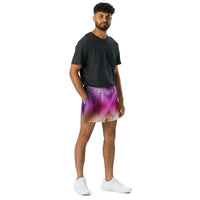 Pixeled Athletic Shorts For EDM Rave Festival Outfit Clothing