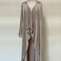 Archive Piece Satin Open Abaya & Hijab 2-Piece Set - MP010 (Size M Only)