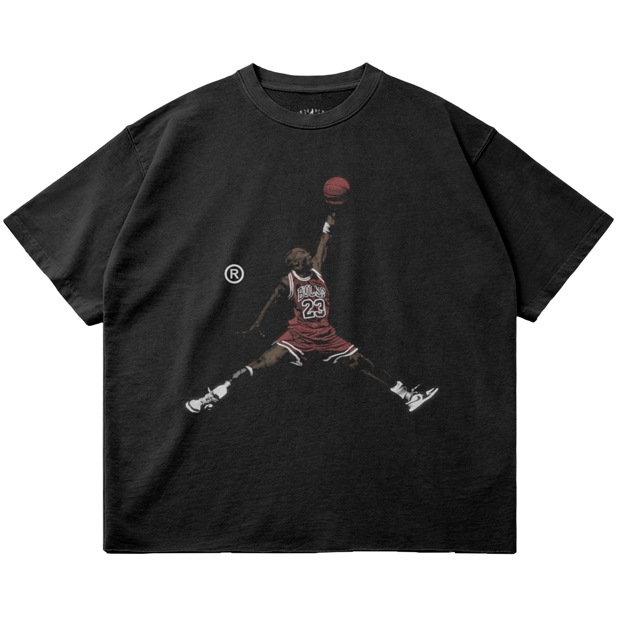 ArnukiClothing basketball-inspired garment dyed streetwear T-shirt made of 260 GSM cotton for casual and athleisure wear.