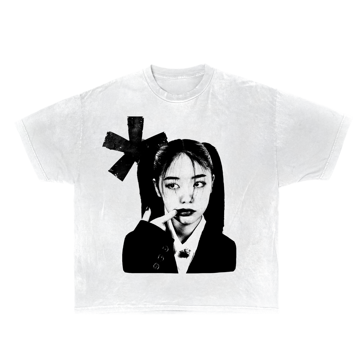 Black Opium Attitude Streetwear T-Shirt by ArnukiClothing, short sleeve cotton tee with DTG printed design and 180 GSM fabric.