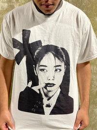 Black Opium Attitude streetwear T-shirt by ArnukiClothing, short sleeve cotton with DTG printed design and 180 GSM fabric.