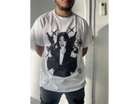 Black Twin Uzi streetwear T-shirt by ArnukiClothing, 100% cotton casual graphic tee, true to size for everyday wear.
