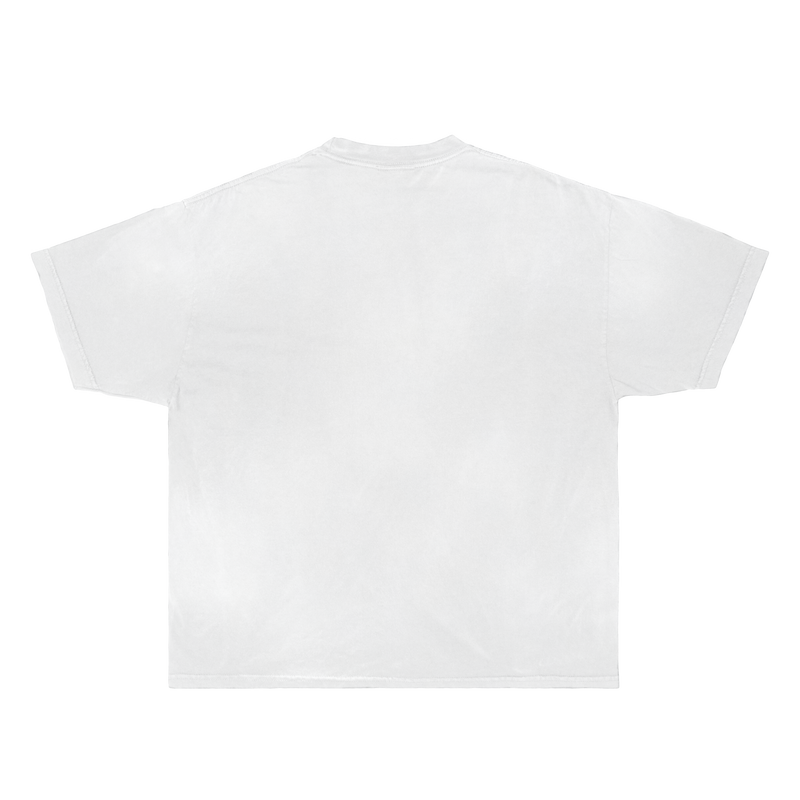 ArnukiClothing white cotton T-shirt, casual streetwear style, true to size, ideal for everyday confident fashion.