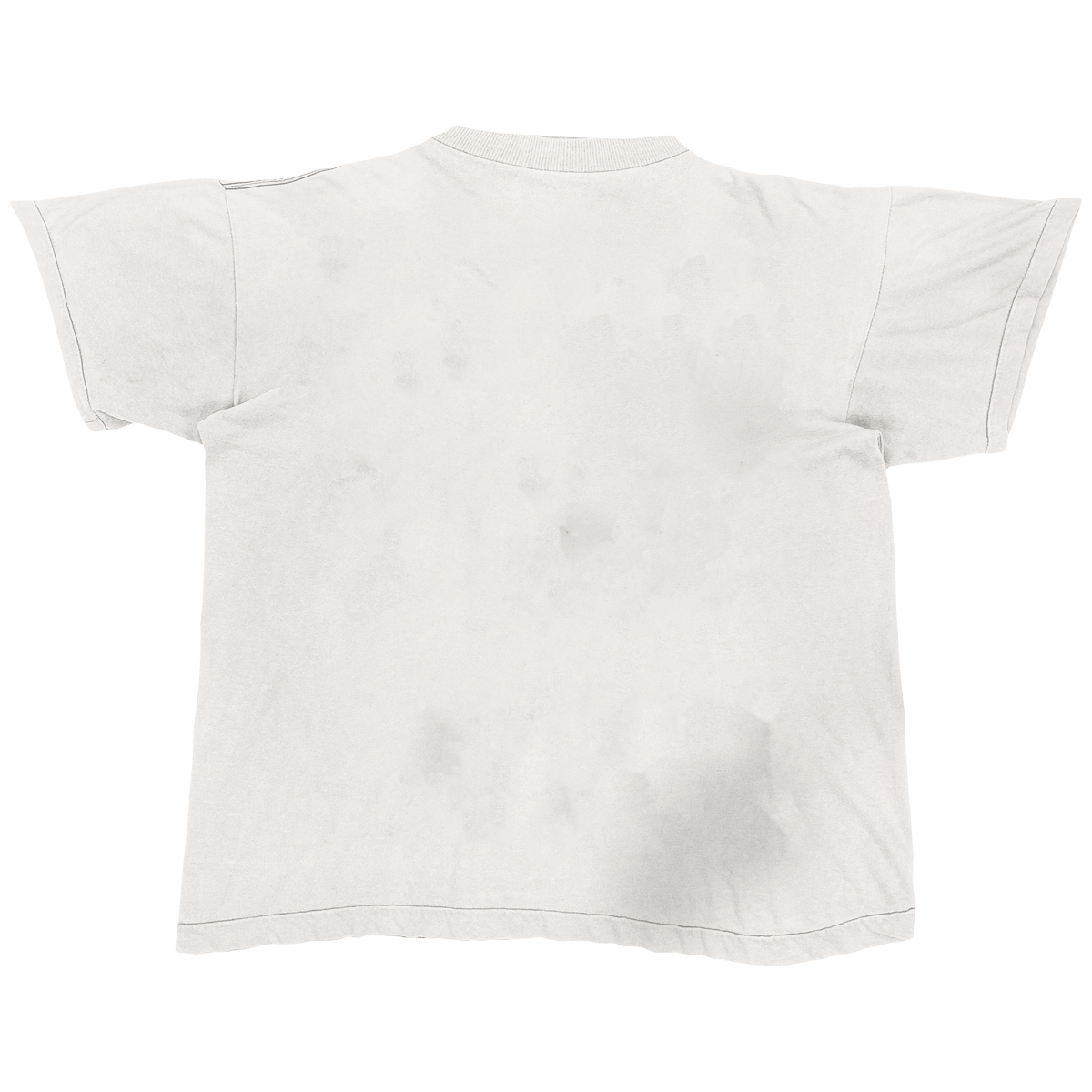 White ArnukiClothing streetwear T-shirt with designer bag graphic, loose fit, heavy 190 GSM cotton, premium heavyweight casual tee.