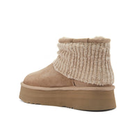 Taupe Australia Luxe Collective Fame Ultra Platfoam boots featuring sleek design and cushioned sole, stylish and comfortable footwear.