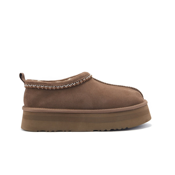 Australia Luxe Collective Outback Platfoam Braid Shoes in Clay, featuring stylish braided design and comfortable slip-on style.