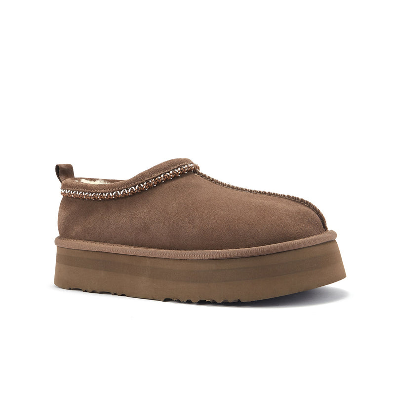 Australia Luxe Collective Outback Platfoam Braid shoes in clay with braided detail, stylish and comfortable footwear.