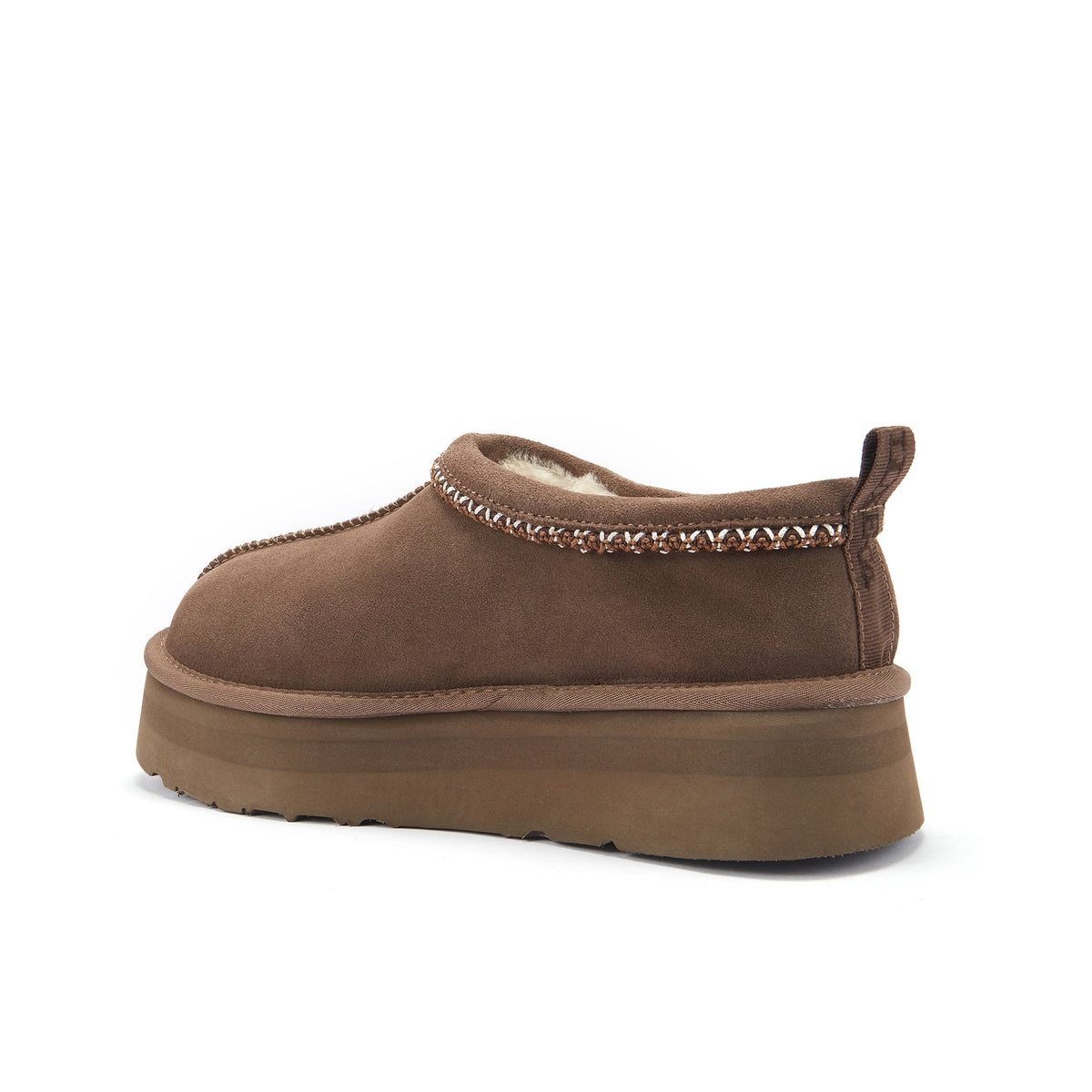 Australia Luxe Collective Outback Platfoam Braid Clay shoes featuring a tan braided design and comfortable slip-on style.