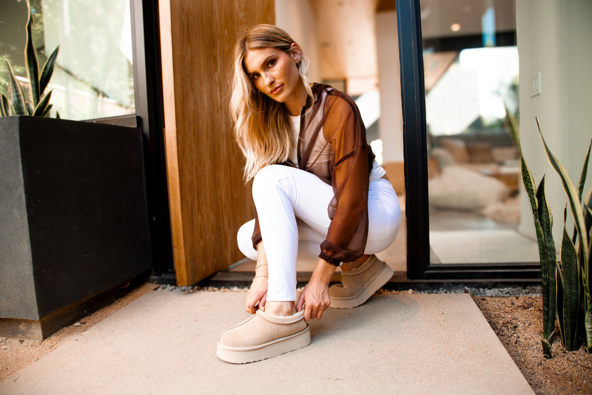 Australia Luxe Collective Outback Platfoam Braid Shoes in Clay, stylish footwear with braided design and comfortable sole.