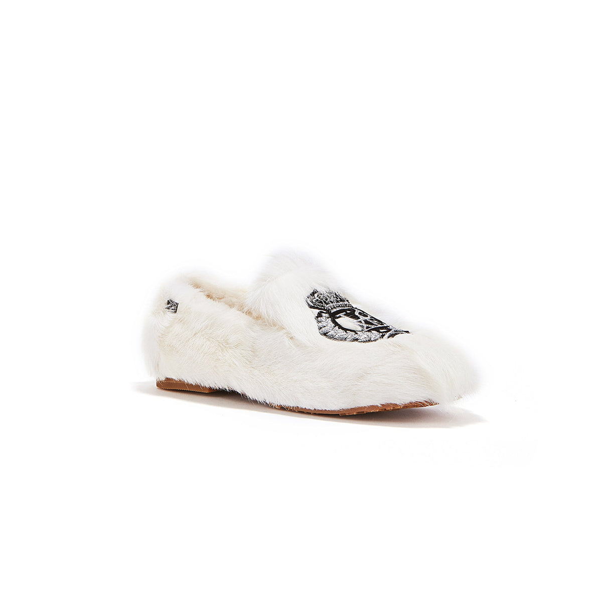 Australia Luxe Collective Harry Slipper in Pale, soft plush slippers with a cozy design and casual style.