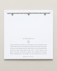 Strength Beaded Icon Bracelet