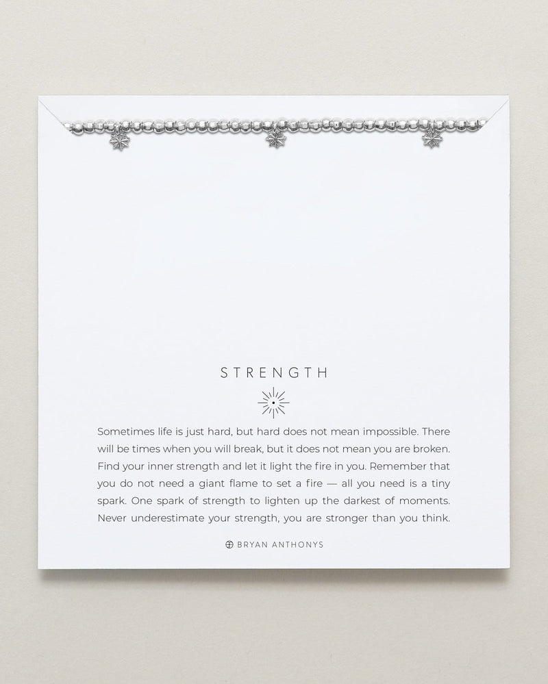 Strength Beaded Icon Bracelet
