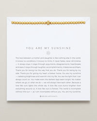 You Are My Sunshine Beaded Icon Bracelet