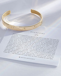 Overcome Engraved Cuff