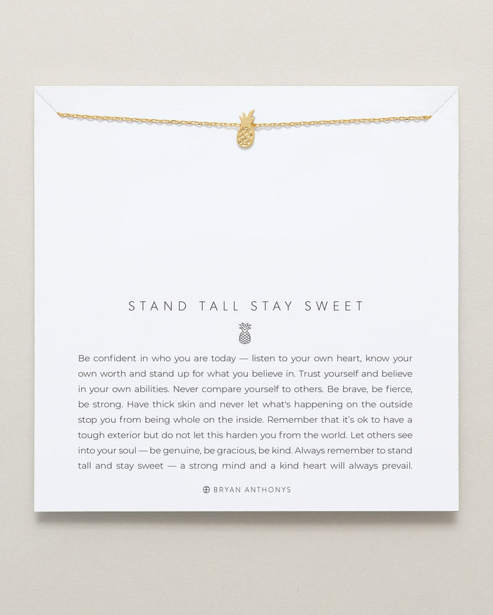 Stand Tall Stay Sweet Icon Necklace