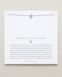 Stand Tall Stay Sweet Icon Necklace