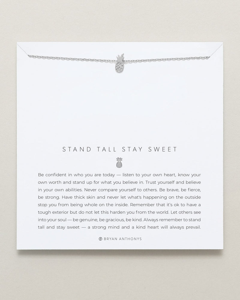 Stand Tall Stay Sweet Icon Necklace