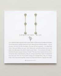 Something Blue Linear Earrings