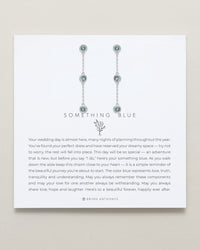 Something Blue Linear Earrings
