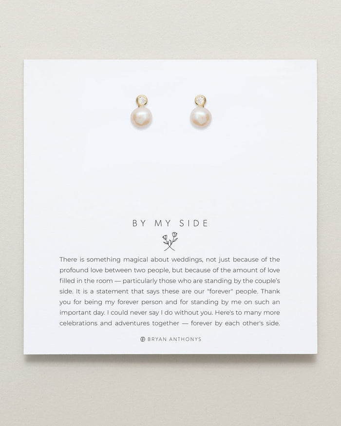 By My Side Pearl Studs
