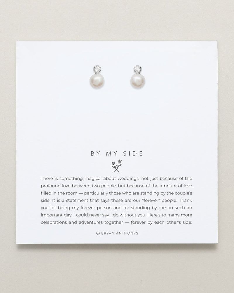 By My Side Pearl Studs