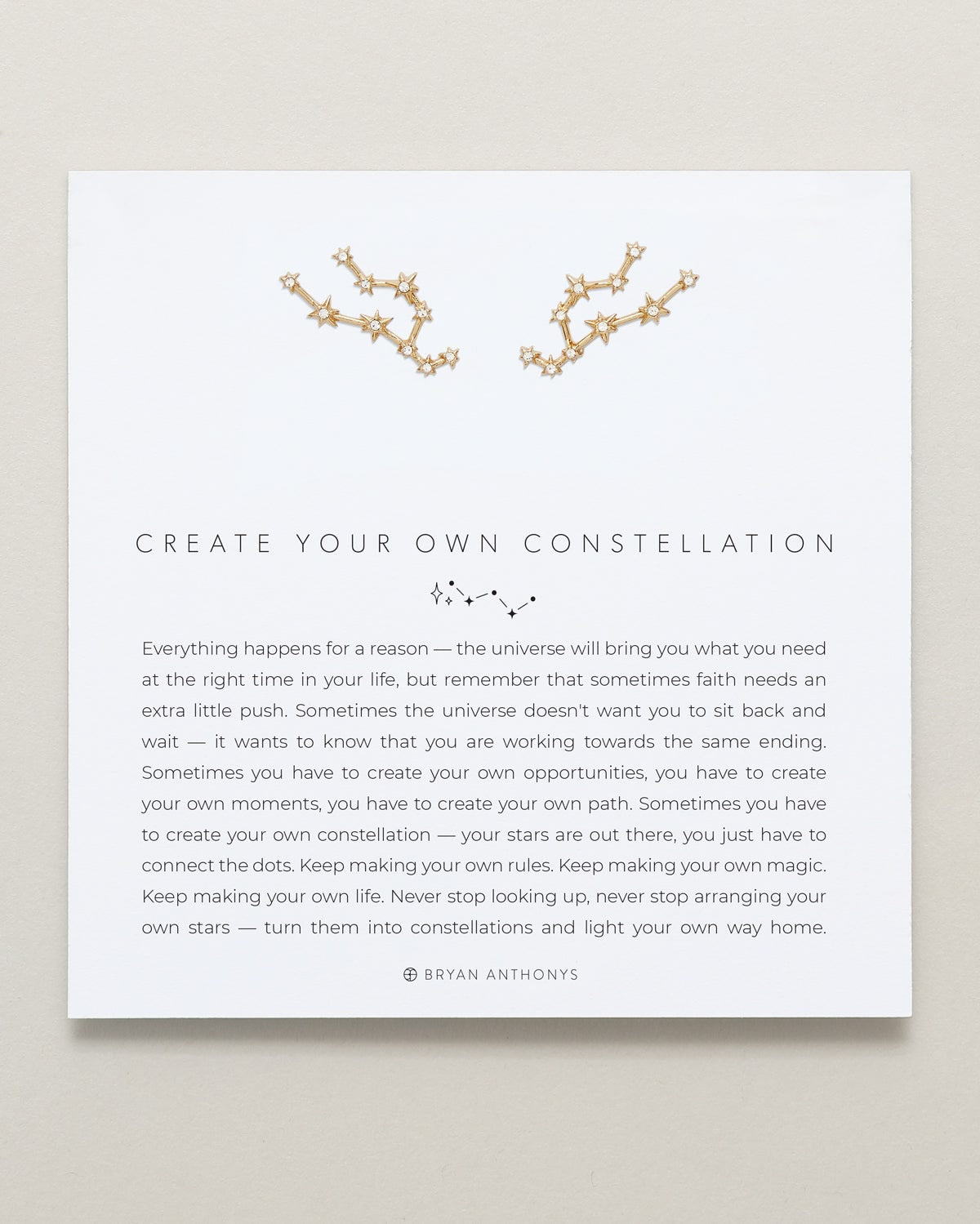 Create Your Own Constellation Earring Climbers