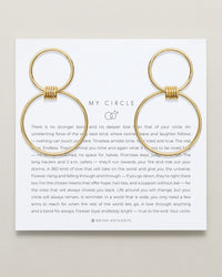 My Circle Statement Earrings