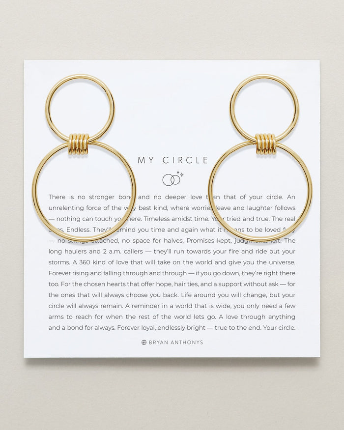 My Circle Statement Earrings