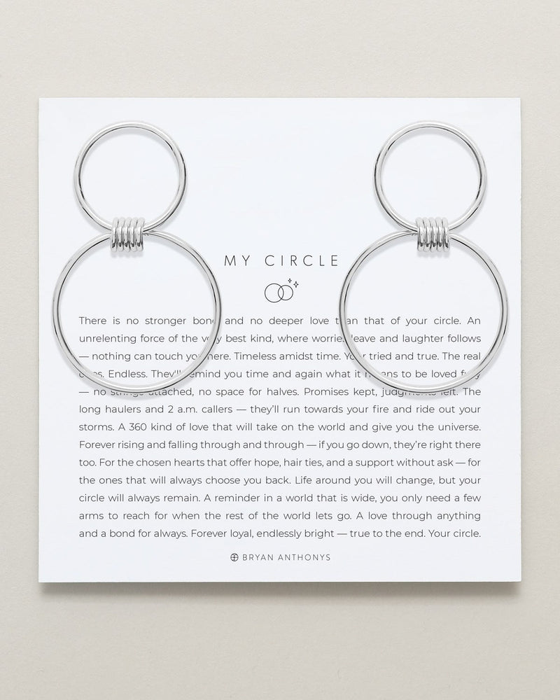 My Circle Statement Earrings