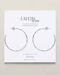 Simplicity Maxi Hoop Earrings