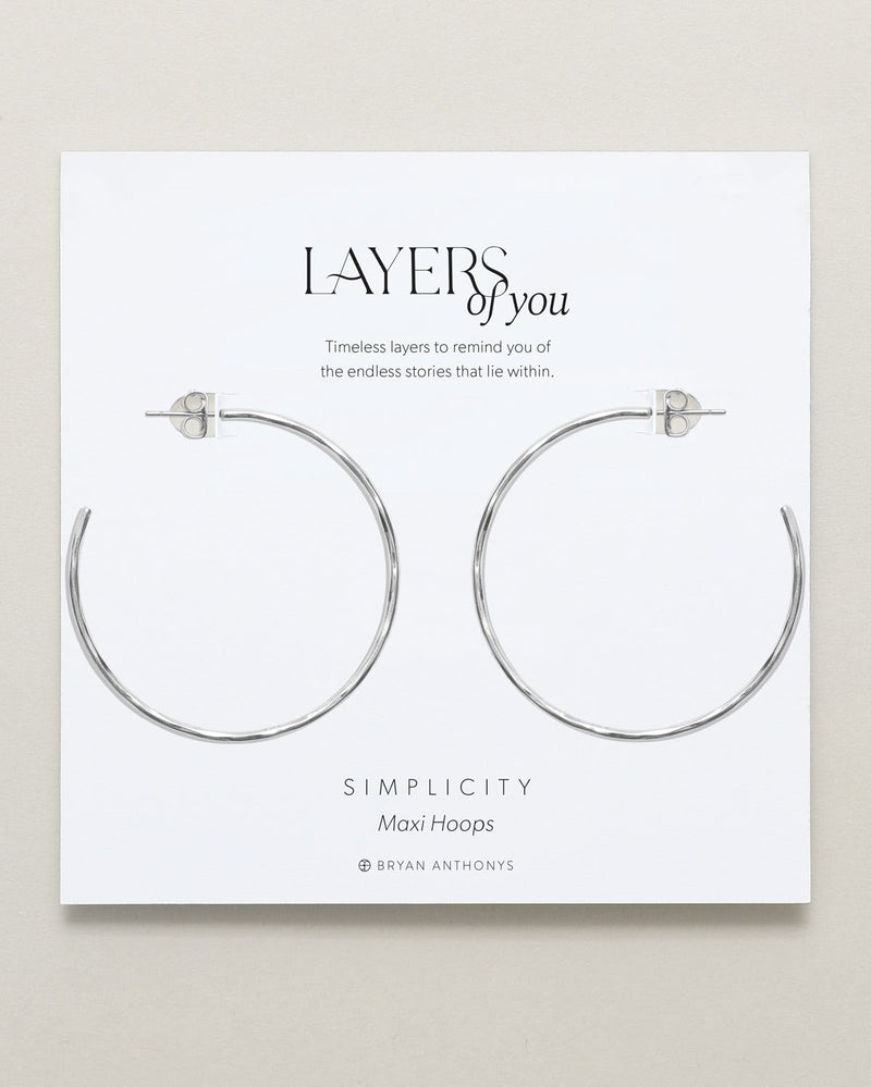 Simplicity Maxi Hoop Earrings