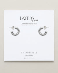 Unstoppable Mini Hoop Earrings