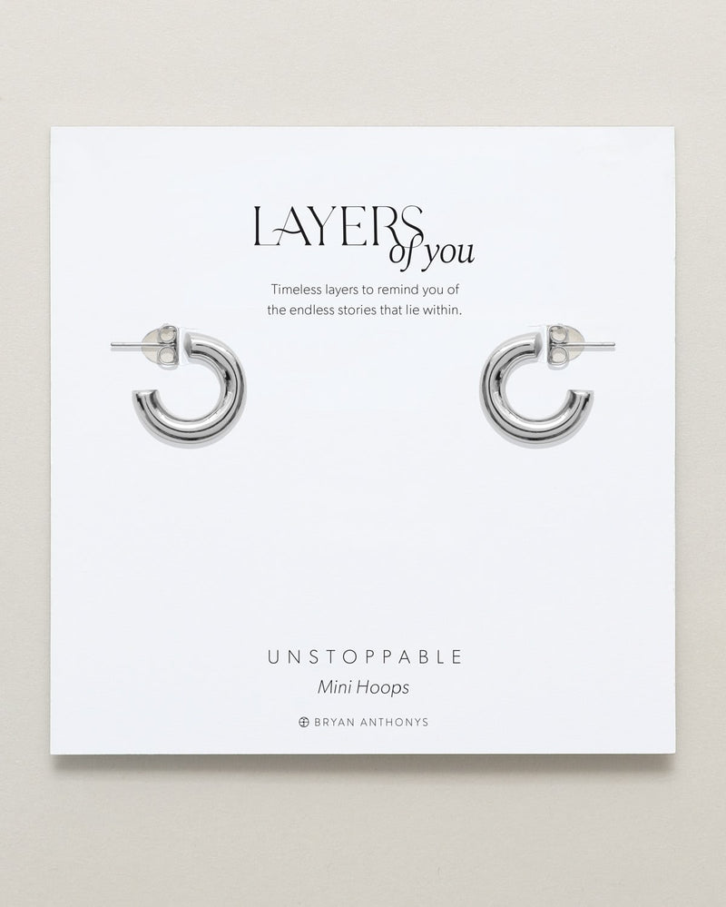 Unstoppable Mini Hoop Earrings