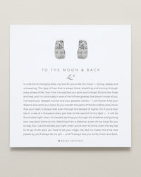 To the Moon and Back Hoop Earrings